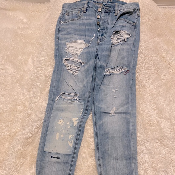 American Eagle Doodle Me Up High Rise Jeans - Picture 6 of 6
